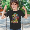 thumbnail image 3 of Tee Hunt Dean Russo Sweet Poodle Youth T-Shirt Dog Pattern Puppy Adopt Pet Kids, 3 of 5
