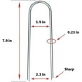 thumbnail image 3 of Trampoline Wind Stakes,Galvanized Steel Trampoline Stakes Anchors, 3 of 7