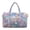 Star Moon Pattern, variant on Garronmavis Galaxy Print Large Quilted Duffle Bag for Women, Weekender Overnight Bag Travel Tote Carry On Gym Dance Bag with Zipper Pockets