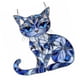 thumbnail image 1 of Refractive Acrylic Kitten Ornament With Hanging Chain Shatterproof Acrylic Pendant For Window Wall Garden Patios Balcony 20X20X0.2cm, 1 of 5