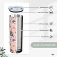thumbnail image 6 of Cute cat 20oz Stainless Steel Tumbler with Lid & Straw - Double-Walled Insulated Travel Mug for Coffee, Tea, Water, Wine - Perfect Gift for Women, 6 of 6