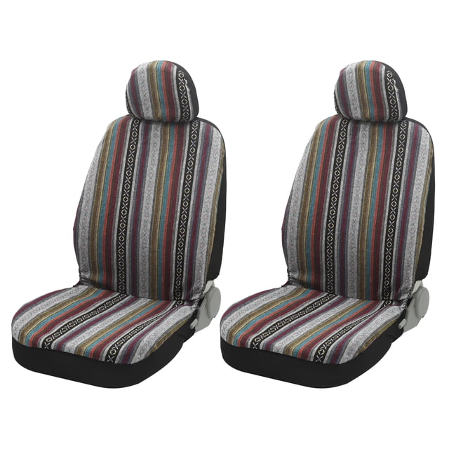 Universal Delantero Coche Asiento Funda Kit Asiento Protector Cojín Multicolor