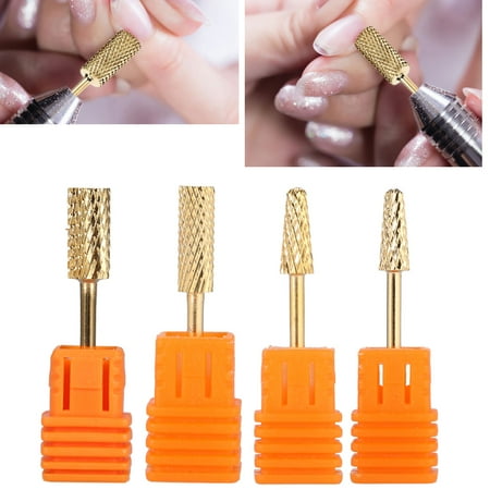 Tbest 4 Types Nail Art Drill Bit Electric Manicure Pedicure Tbest 4 Types Nail Art Drill Bit Electric Manicure Pedicure File Machine Device Accessory