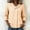 Orange, variant on Women's Gingham Plaid Notched Lapel Blouse, 3/4 Cuffed Sleeve Two Button Front Casual Shirt Black L