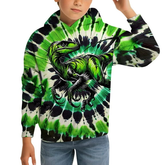MUXiin Hoodies For Boys 8-10,Boys Girls Hoodies Kids 3D Cool Prints Sweatshirts Long Sleeve Tops Pullover with Pocket for Boys Fall Clothes