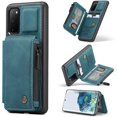 thumbnail image 1 of Kowauri for Galaxy S20 FE 5G Wallet Case, Double Magnetic Clasp Zipper Purse PU Leather Wallet Case with Credit Card, 1 of 5