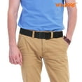 thumbnail image 3 of WHIPPY Men's Elastic Belt Non Metal Stretch Belt Nickel Free Web Belts for Jeans Pants Unisex, 3 of 6