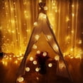 thumbnail image 4 of MINKUROW 9.8 Feet 20 Rattan Ball Fairy String Lights Plug in,Flexible Romantic Warm Lighting for Home Decor (Colorful), 4 of 6