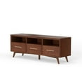 thumbnail image 5 of Alpine Furniture Gramercy Wood TV Console in Walnut (Brown), 5 of 5