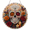 2# Skeleton, variant on Halloween Witch Diamond Art Suncatcher Kit, 7.87 in DIY Rhinestone Painting Window Hanging Ornament with Crystal Beads, PET Charm and Chain for Door, Wall and Home Decor