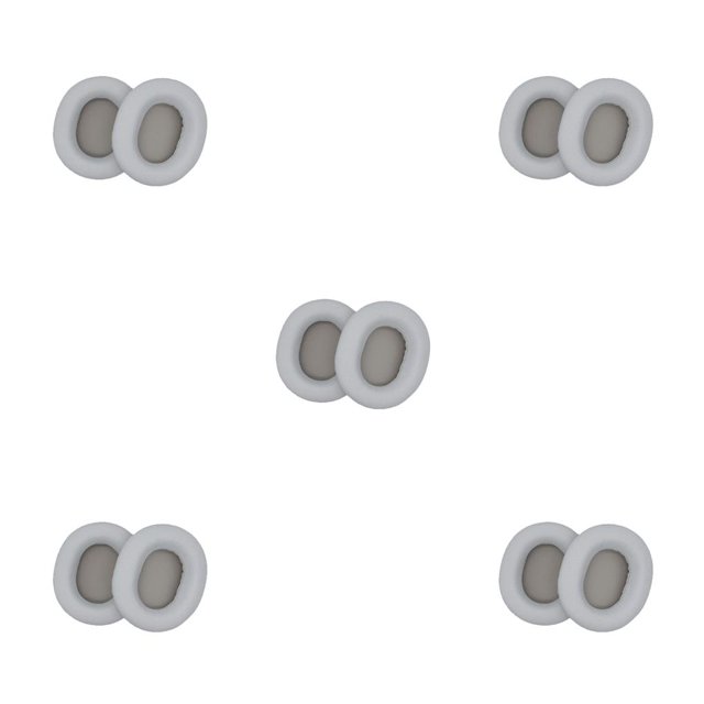 Kearding Almohadillas de esponja para los oídos Cojines Protección auditiva montada en la cabeza Reemplazo de la cubierta de los auriculares Type2 NO2