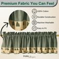 thumbnail image 2 of Park Designs Green Northern Exposure Valance 14"L, 2 of 6