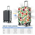 thumbnail image 6 of Easygdp Vegetables Print Elastic and Washable Suitcase Protective Cover with Hidden Zipper Fits 18-32 inch Luggage -X-Large, 6 of 9