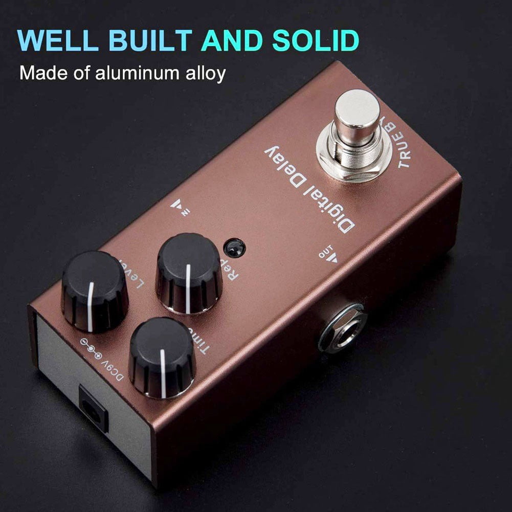 chengsi Portable Guitar Effect Pedal Distortion Delay Chorus Tremolo Digital Overdrive Mini Single Guitar Pedal Classic Rock