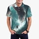 thumbnail image 1 of Fotbe Surfing Shark Camiseta Polo de Golf para Hombre con Estampado – Camisa Deportiva Transpirable con Cuello Abotonado-Large, 1 of 6