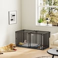 thumbnail image 2 of PawHut 55 Inch Heavy Duty Dog Crate, Extra Large Dog Cage Kennel with Mat, 2 of 10