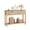 Wood Color, variant on Accreate Fluted Entryway Table with 2 Drawers, Console Table for Entryway, Wooden Sofa Table for Living Room, Foyer