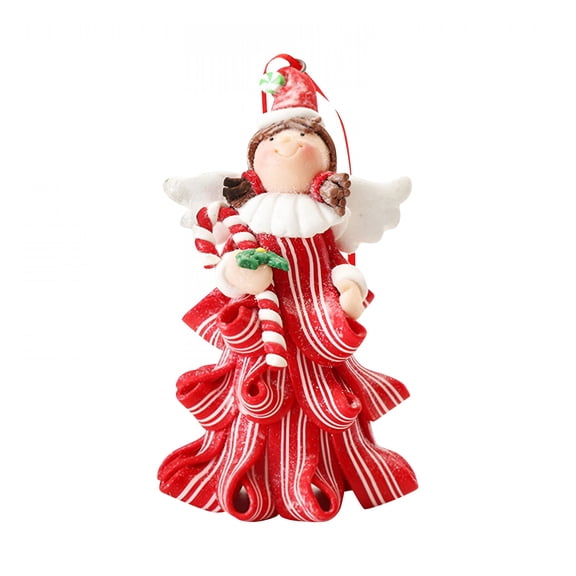BESTSKY Mini Christmas Tree Model Desktop Peppermint Candy Christmas Tree Ornaments Candy Cane Table Centerpiece for Home Office Room Decorations Christmas Table Centerpieces One Size