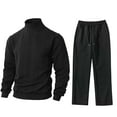 thumbnail image 4 of Mens Sweat Set 2 Piece Casual Sports Long Sleeve Pullover Sweatshirt Tracksuit Sweatpants SweatJogging Suits for Men Outfits, 4 of 4