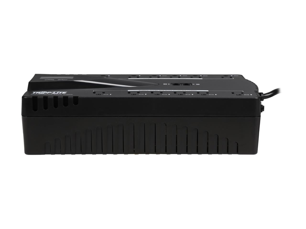 Tripp Lite 850VA 425W 120V Eco 12-Outlet UPS Battery Backup ECO850LCD