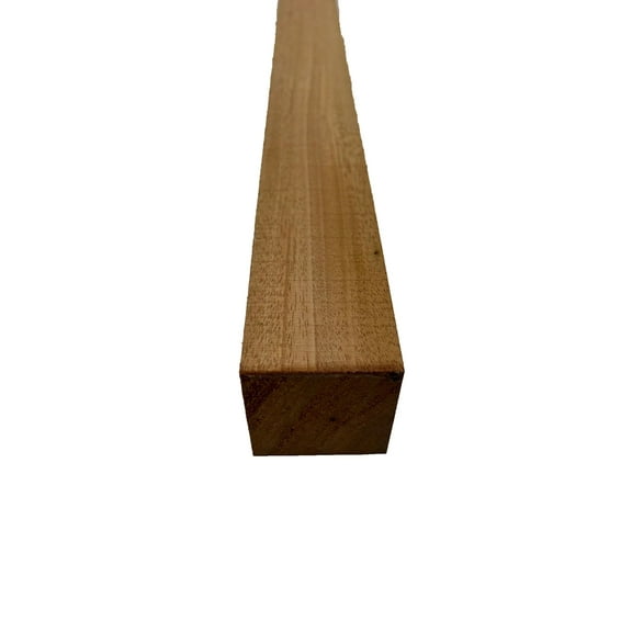 Genuine Honduran Mahogany Turning Wood Blanks 1" x 1" x 6" (1 Piece) - Enhance Your Woodworking Skills with Exquisite Wood Turning Blanks
