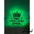 thumbnail image 3 of Shinelab Skull Tattoo Machine LED Wall Art, Custom Tattoo Shop Metal Sign Home Decor 10173, 3 of 3