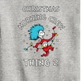 thumbnail image 3 of Cat in the Hat - Christmas Morning Crew Thing 2 - Toddler And Youth Crewneck Fleece Sweatshirt, 3 of 5