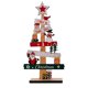 thumbnail image 2 of Christmas Table Centerpiece Decoration | Wooden Snowman Santa Claus Holiday Décor | Merry Christmas Tabletop Ornament | Durable Wood | Festive Design | 1pc | 8.46x4.13x0.39in, 2 of 6