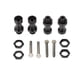 thumbnail image 2 of Vogacara Adaptadores hexagonales RC de 4 piezas, 12mm a 17mm, pieza de neumático de rueda resistente fiable, accesorios de actualización, Kit de ajuste Kits de construcción modelo Negro Vogacara FN001742-04, 2 of 6