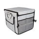 thumbnail image 1 of Organizador de maletero de coche plegable, resistente y duradero, para SUV, con funda gris reflectante, 1 of 2