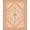 Beige Orange, Pattern 3, variant on ODIKA Southwestern Star Medallion Door Vintage Stepped Border Design for Playroom, Bedroom, Reading Nook, Pet Friendly & Kids Safe Play