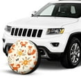 thumbnail image 2 of Kdxio Flower Fox for Tire Cover Wheel Protectors Tyre Covers Weatherproof Wheel Covers Universal Fit for Trailer Rv SUV Truck Camper Travel Trailers 14 inch, 2 of 8