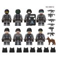 thumbnail image 1 of Set de figuras de bloques de construcción militares: kit de minifiguras de ejército para armar, juguetes de bloques de soldados personalizables para niños y coleccionistas., 1 of 1