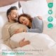 thumbnail image 5 of Paquete de 2 almohadas de cama con plumas de ganso blancas de tres gansos, tamaño king, suaves, de 600 hilos, 100% algodón, de firmeza media, con relleno envolvente de soporte suave, blanco liso, 5 of 7