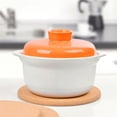 thumbnail image 4 of (Paquete de 10) almohadillas para posavasos de 4 pulgadas para platos calientes de cocina, olla de alto calor, estante para alimentos calientes, manteles individuales de corcho resistentes a, 4 of 5