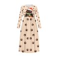 thumbnail image 5 of DISNIMO Christmas Cat Dress for Girls 5-6 Birthday Party Dresses for Girls Long Sleeve Dress with Pockets Kids Crew Neck Dress Long Sleeve Frock for Kids Dress Long Sleeve Casual Dress, 5 of 7