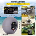 thumbnail image 3 of VEVOR Beach Balloon Wheels, 13" Replacement Sand Tires, TPU Cart Tires for Kayak Dolly, Canoe Cart and Buggy with Free Air Pump, 2-Pack, 3 of 9