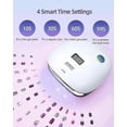 thumbnail image 3 of 48W LED Nail Lamp Sun4 UV Nail Dryer for Shellac Manicure Gel with 4 Timers LCD Display Sensor and Salon Level Dual Speed Drying, 3 of 3