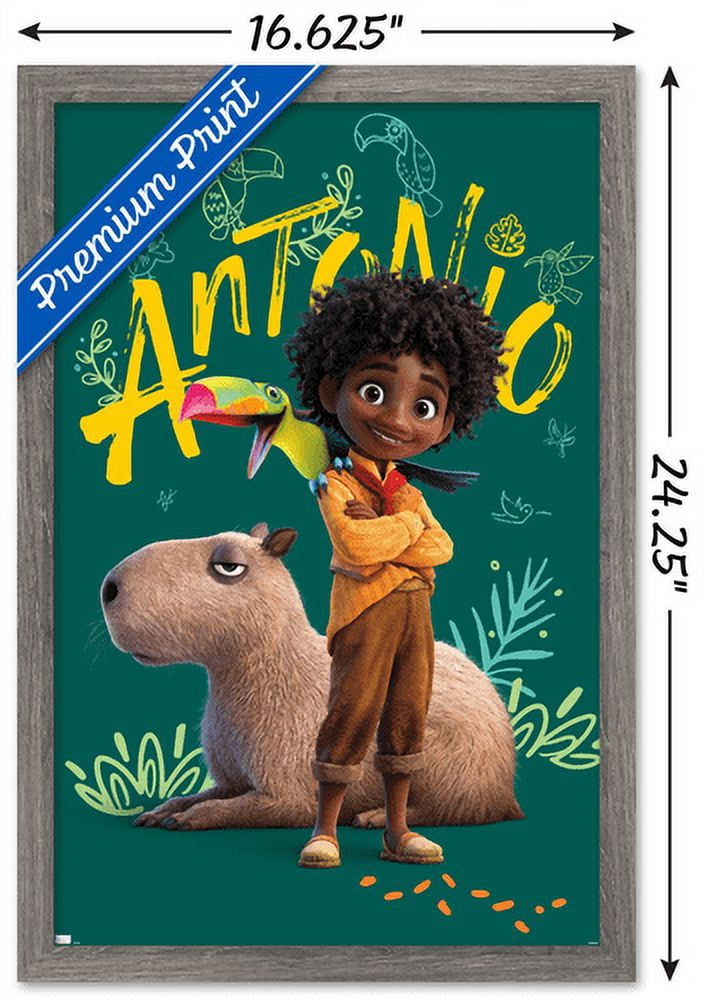 Disney Encanto - Antonio Wall Poster, 14.725" x 22.375", Framed