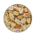 thumbnail image 2 of Hanukkah Dreidels Zion Judaica Wood, tamaño mediano, paquete de 30, 2 of 5