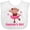 AA-White, variant on Inktastic Gammy's Girl monkey Girls Baby Bib