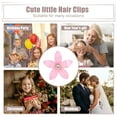 thumbnail image 7 of Unique Bargains 20 Pcs Small Flower Hair Clips Mini Flower Hair Clips for Girls Cute Flower Hairpin for Fine Hair Pink, 7 of 7