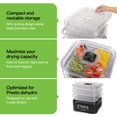 thumbnail image 5 of Presto Square Add-On Nesting Trays for Select Dehydro Food Dehydrator Models, Set of 2, 5 of 8