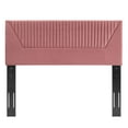 thumbnail image 4 of Modway Patience Channel Tufted Performance Velvet Full/Queen Headboard in Dusty Rose, 4 of 9