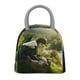 thumbnail image 1 of Disketp Deep Forest Stone Green Dragon Bolsa Térmica para Almuerzo, Lonchera con Abertura Amplia y Gran Capacidad, Organizador Reutilizable para Mujeres, Hombres y Adultos, 1 of 6
