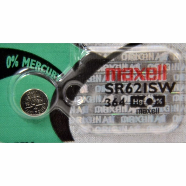 Maxell Sr621sw Sr60 Sg1 Sr621 364 Silver Oxide Watch Battery Walmart Com Walmart Com