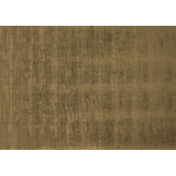 Ahgly Company Indoor Rectangle Solid Brown Modern Area Rugs, 6' x 9'