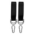 thumbnail image 2 of Juego de 2 correas colgantes para columpio de árbol, dos correas extralargas con broche de bloqueo más seguro Negro kusrkot Correas colgantes para columpios de árboles, 2 of 6