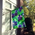thumbnail image 4 of Wisconsin Wood Violets in Watercolor House Flag 28 in x 40 in, 4 of 7