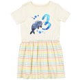 thumbnail image 3 of Inktastic Cute Narwhal 3rd Birthday Girls Toddler Dress, 3 of 5